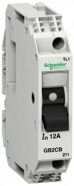 Выключатель авт. с комбинир. расцеп. 1п 6А Schneider Electric GB2CB12