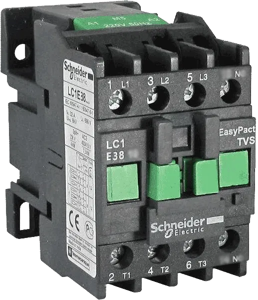 Контактор 3п 38А 1НО 220В AC TeSys E Schneider Electric LC1E3810M5