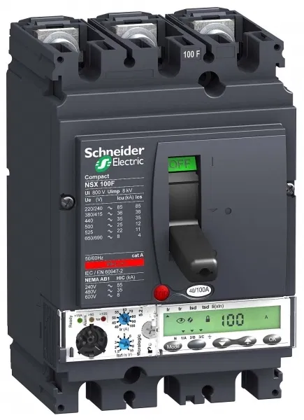 Выключатель авт. 3п 3т Micrologic 5.2А 100А NSX100B Schneider Electric LV429870