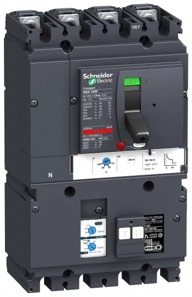 Выключатель авт. 4п 4т TM100D VIGI MH NSX100F Schneider Electric LV429950
