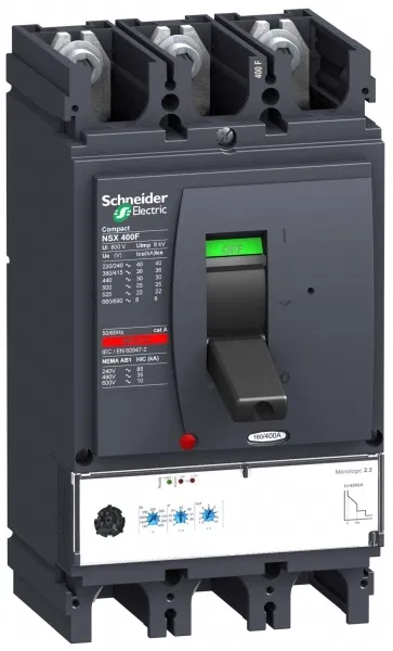 Выключатель авт. 3п NSX400F Micrologic 2.3 400А Schneider Electric LV432676