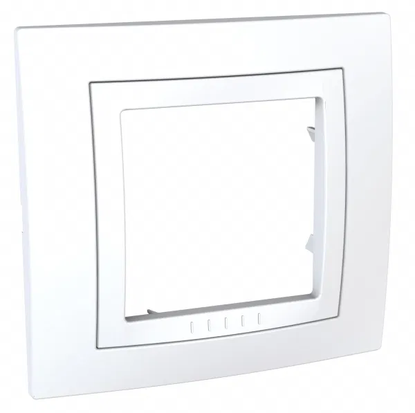 Рамка 1-м Unica бел. Schneider Electric MGU2.002.18