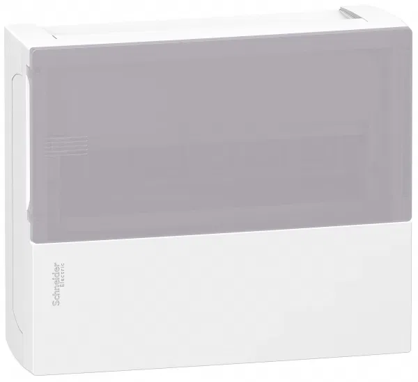 Бокс ОП MINI PRAGMA 1 ряд 12мод. бел. с дым. двер. IP40 Schneider Electric MIP12112T