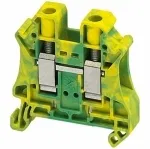 Клеммник винт. с заземл. 10кв.мм 2 точки подкл. Schneider Electric NSYTRV102PE