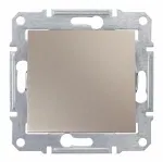 Выключатель 1-кл. СП Sedna 10А IP44 титан Schneider Electric SDN0100368