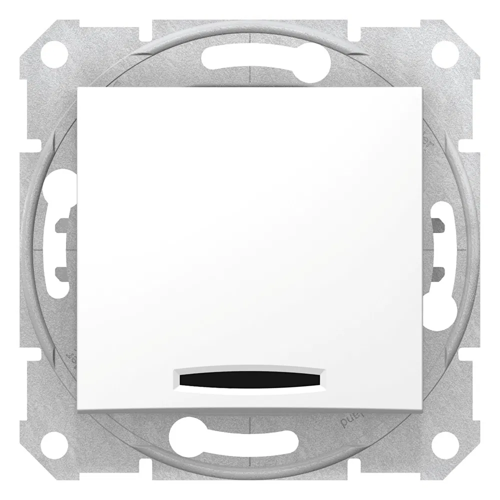 Выкл. С Синей Подсв., Бел. SDN1400121 Schneider Electric