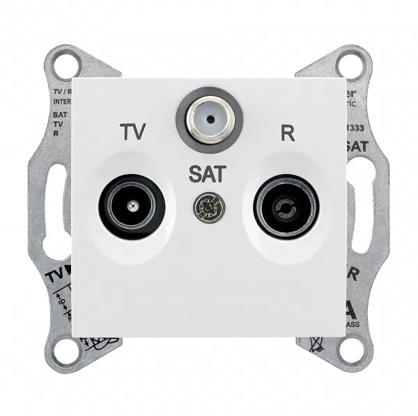 Sedna Tv/R/Sat Розетка Оконечная, 1Db, Белый SDN3501321 Schneider Electric