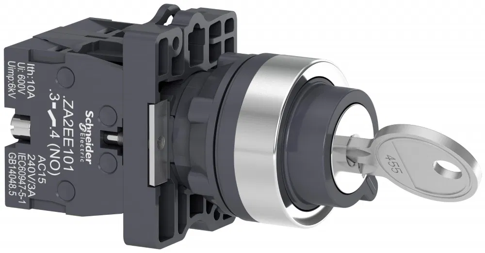 Переключатель 2НO скл. 3 поз. с фиксацией Schneider Electric XA2EG03