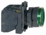 Кнопка 22мм ДО 350В с возвр. с инд. зел. Schneider Electric XB5AW3365