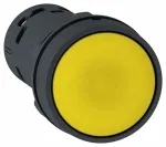 Кнопка 22мм с возвратом жел. 1НО Schneider Electric XB7NA81