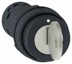 Переключатель 22мм 3 поз. с ключом 2НО Schneider Electric XB7NG33