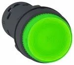 Кнопка 22мм 230В с подсветкой зел. Schneider Electric XB7NJ03M1