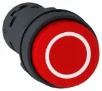 Кнопка 22мм красн. с толкателем марк О Schneider Electric XB7NL4232