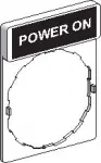 Этикетка "POWER ON" Schneider Electric ZBY2326