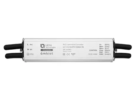 PLC Контроллер светильника одноканальный LC-1 (LCPM-02(b)4-1E) Световые Технологии 2911000350