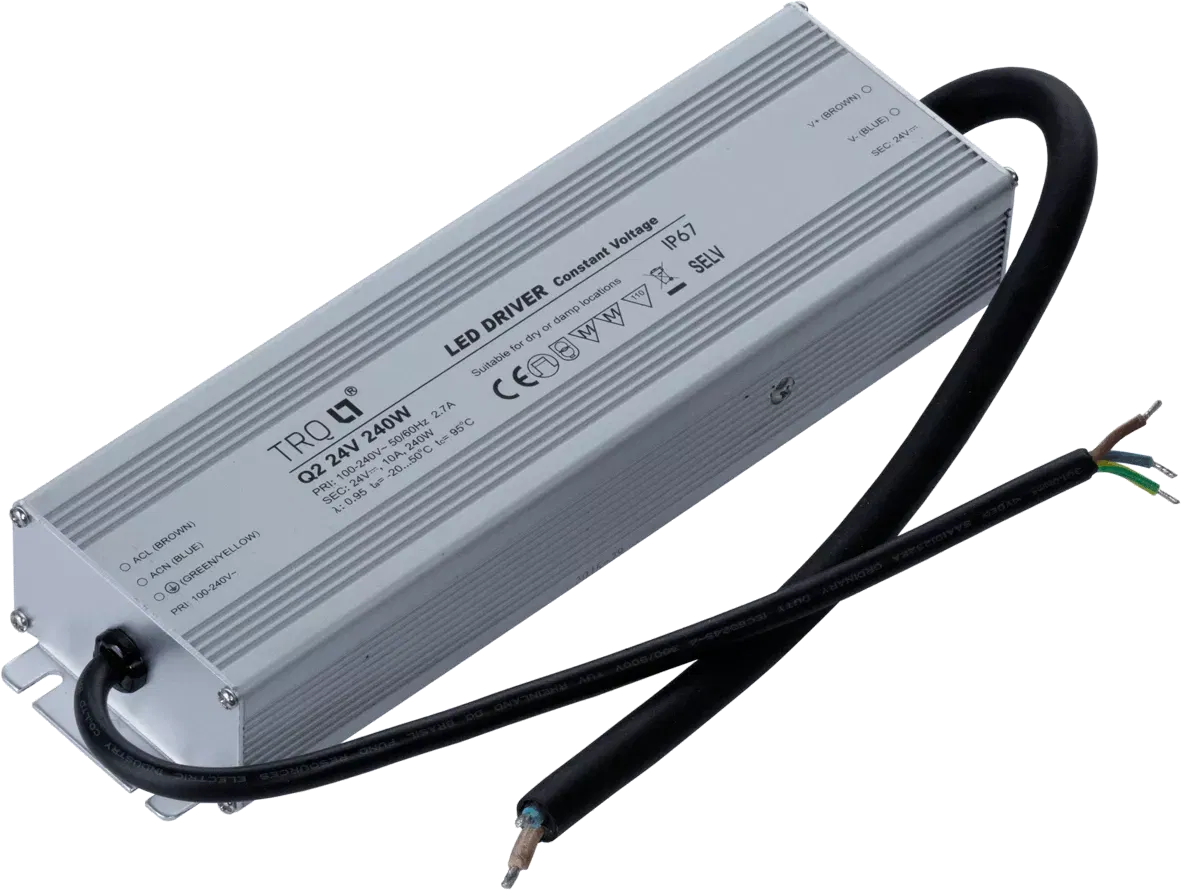 Драйвер LED 240W 24V IP67 (TRQ Q2 24V240W) Световые Технологии 4002000070