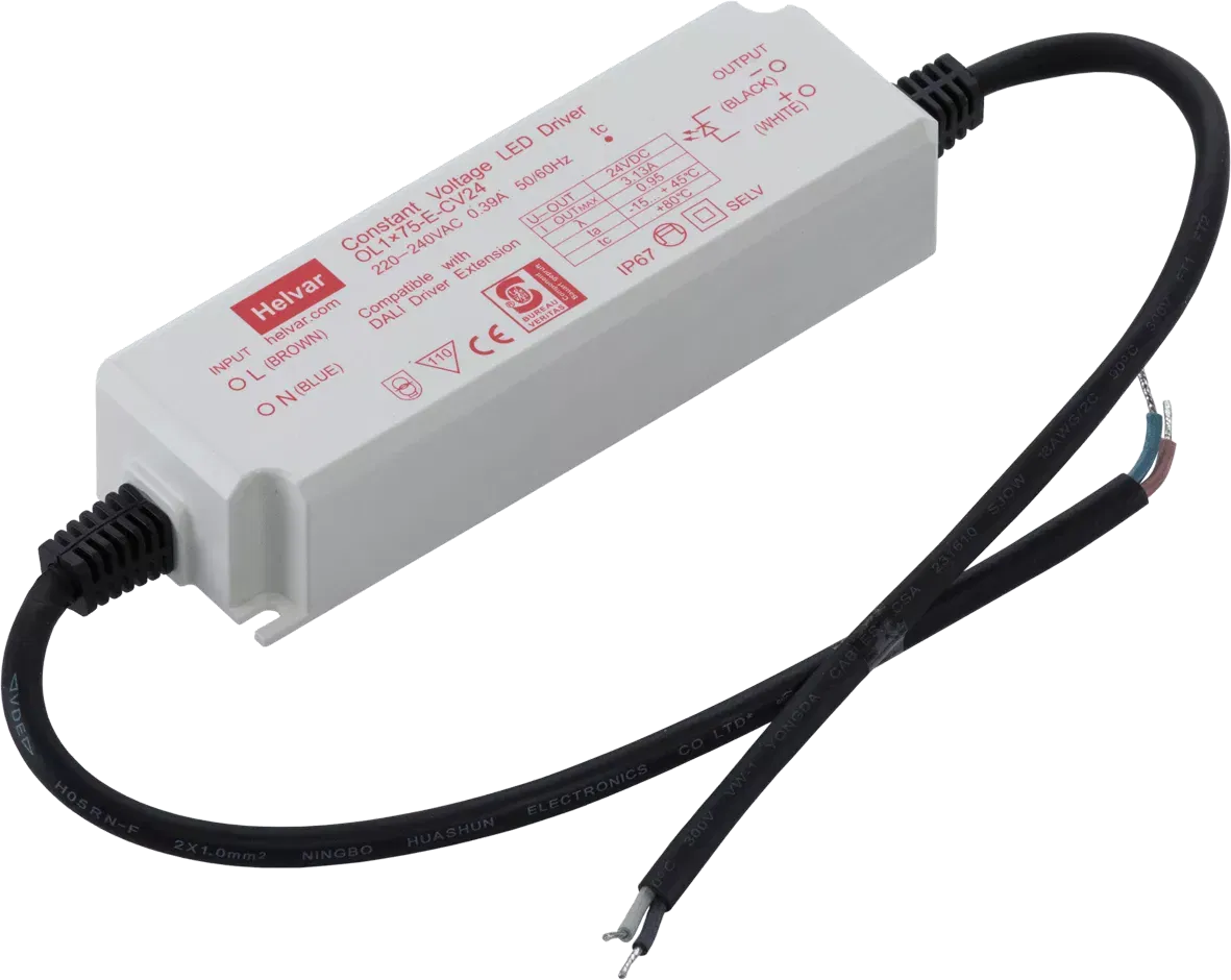 Драйвер LED 75W/24V ( OL1x75-E-CV24 IP67 HELVAR) 4002000110 Световые технологии