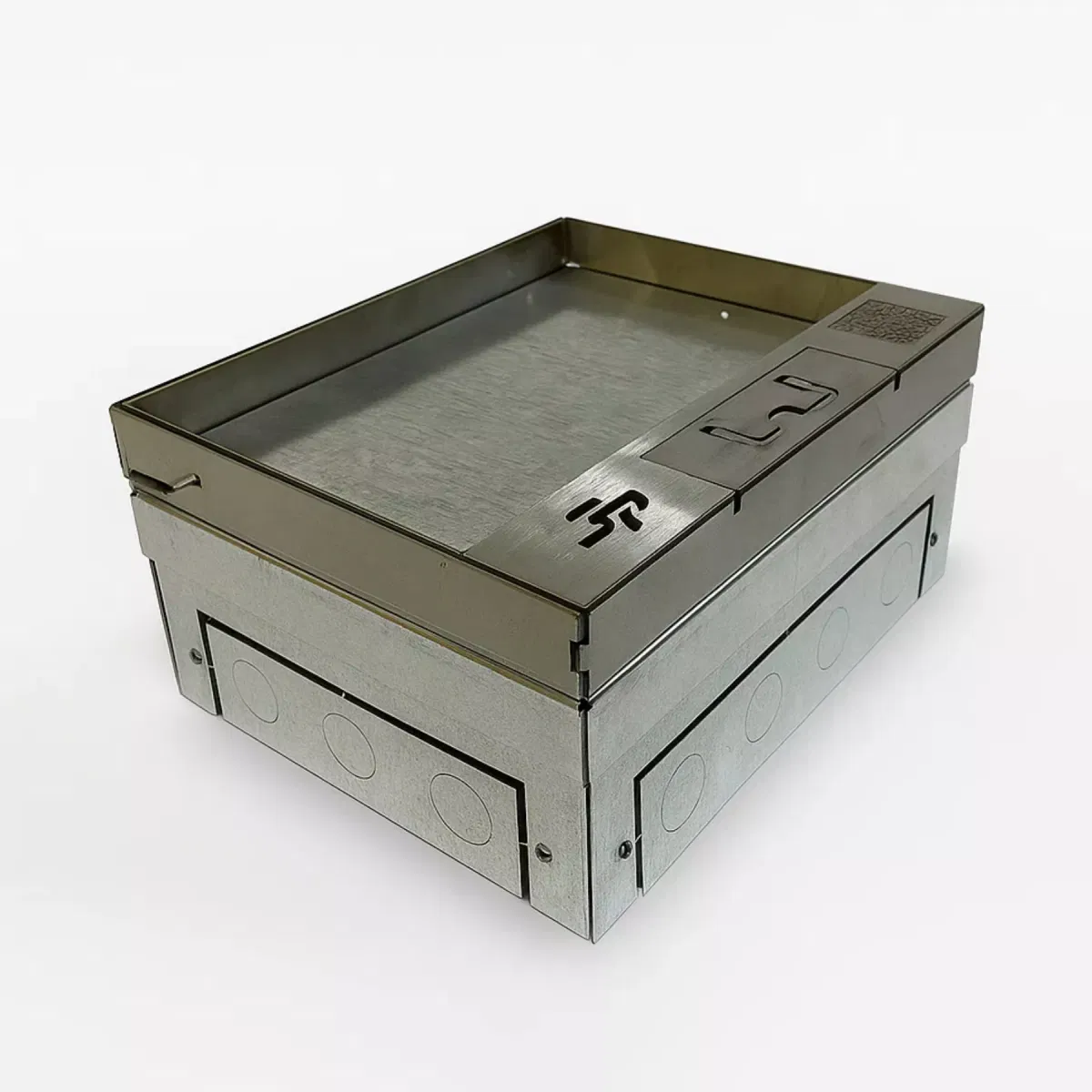 Напольный лючок-невидимка на 12 модулей (6 розеток 45x45) IP54 System Power SP01-0212