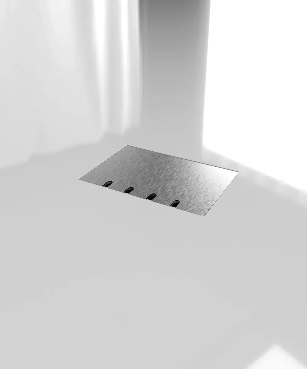 Лючок в пол на 12 модулей (6 розеток 45x45) IP41 System Power SP01-031200
