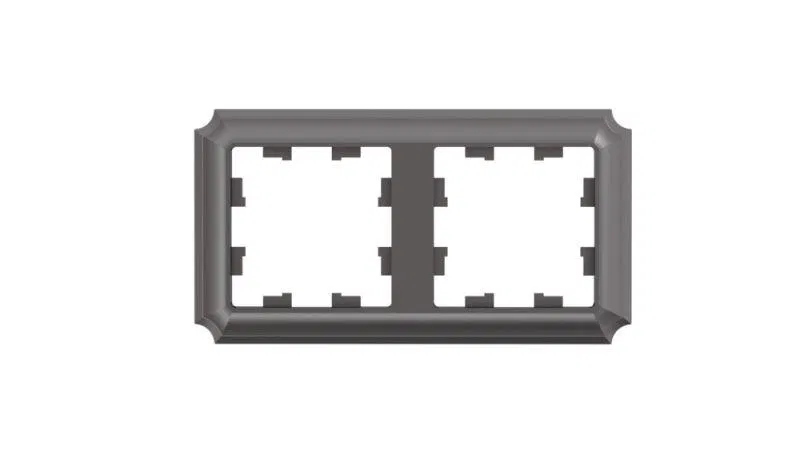Рамка 2-м AtlasDesign Antique универс. мокко SE ATN100602