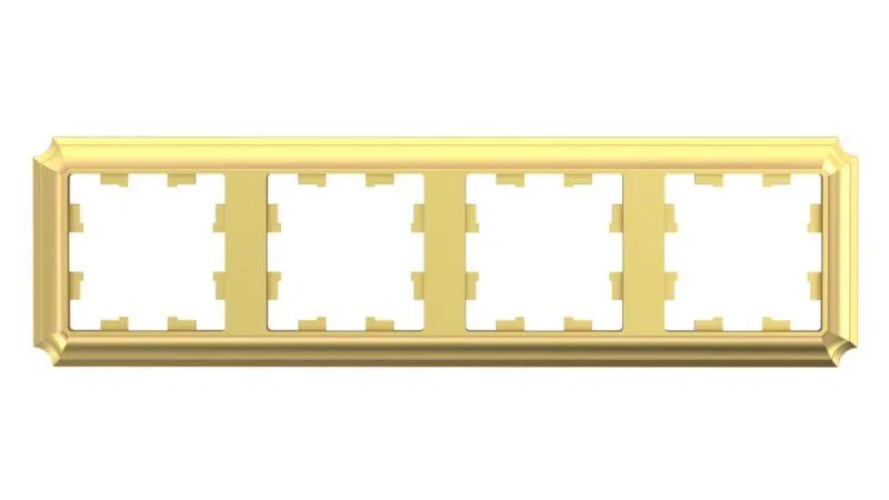 Рамка 4-м AtlasDesign Antique универс. зол. SE ATN101604