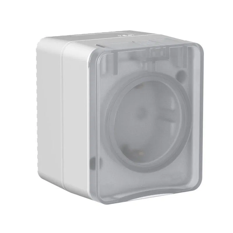 Розетка 1-м ОП AtlasDesign PROFI 16А IP54 250В заземл. защ. шторки сер. SE ATN543045