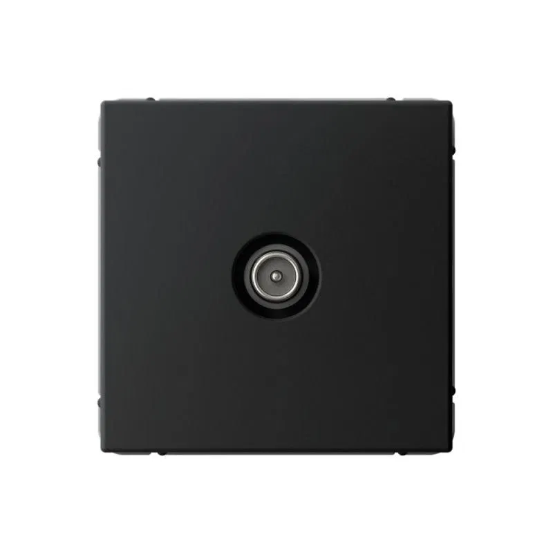 Розетка телевизионная оконечная TV ArtGallery 1дБ механизм карбон SE GAL001091
