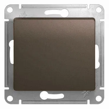Выключатель 1-кл. СП Glossa 10А IP20 (сх. 1) 10AX механизм шоколад. SE GSL000811