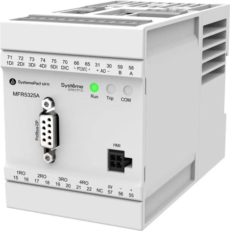 Реле MFR530 PROFIBUS-DP + MODBUS-RTU 5-25А ТТ d10.5мм 80-270В AC/DC SE MFR53225A