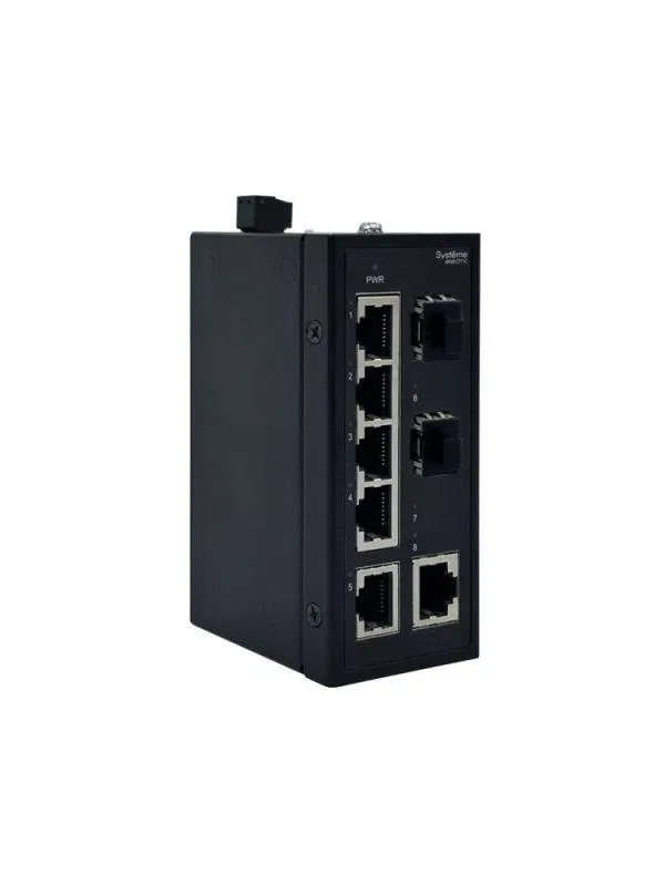 Коммутатор промышленный неуправляемый Ethernet 6х10/100BaseT 2х100BaseX SFP SE NSETU108T06X02B