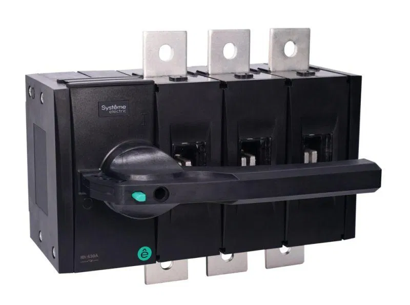 Выключатель-разъединитель SYSTEMEPACT SD630 3п 500А рукоятка фронт. слева (зак. отдельно) SE SSD06303LF0500