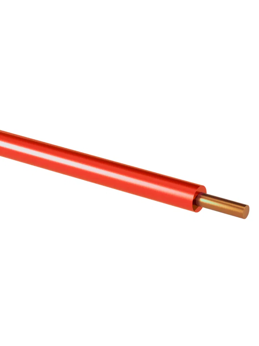Провод ПуВнг(А)-LS 1х0,5 ГОСТ (1500м), красный TDM