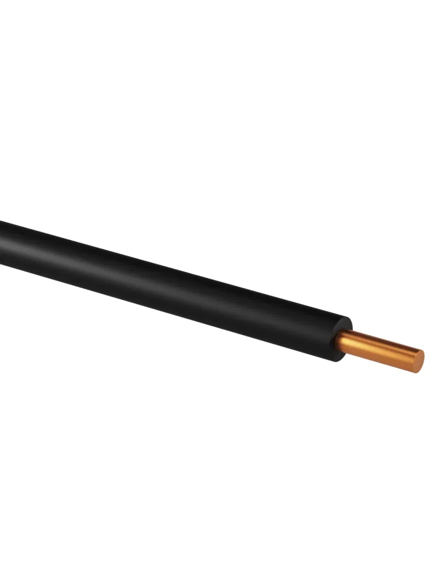 Провод ПуВнг(А)-LS 1х0,75 ГОСТ (1000м), черный TDM