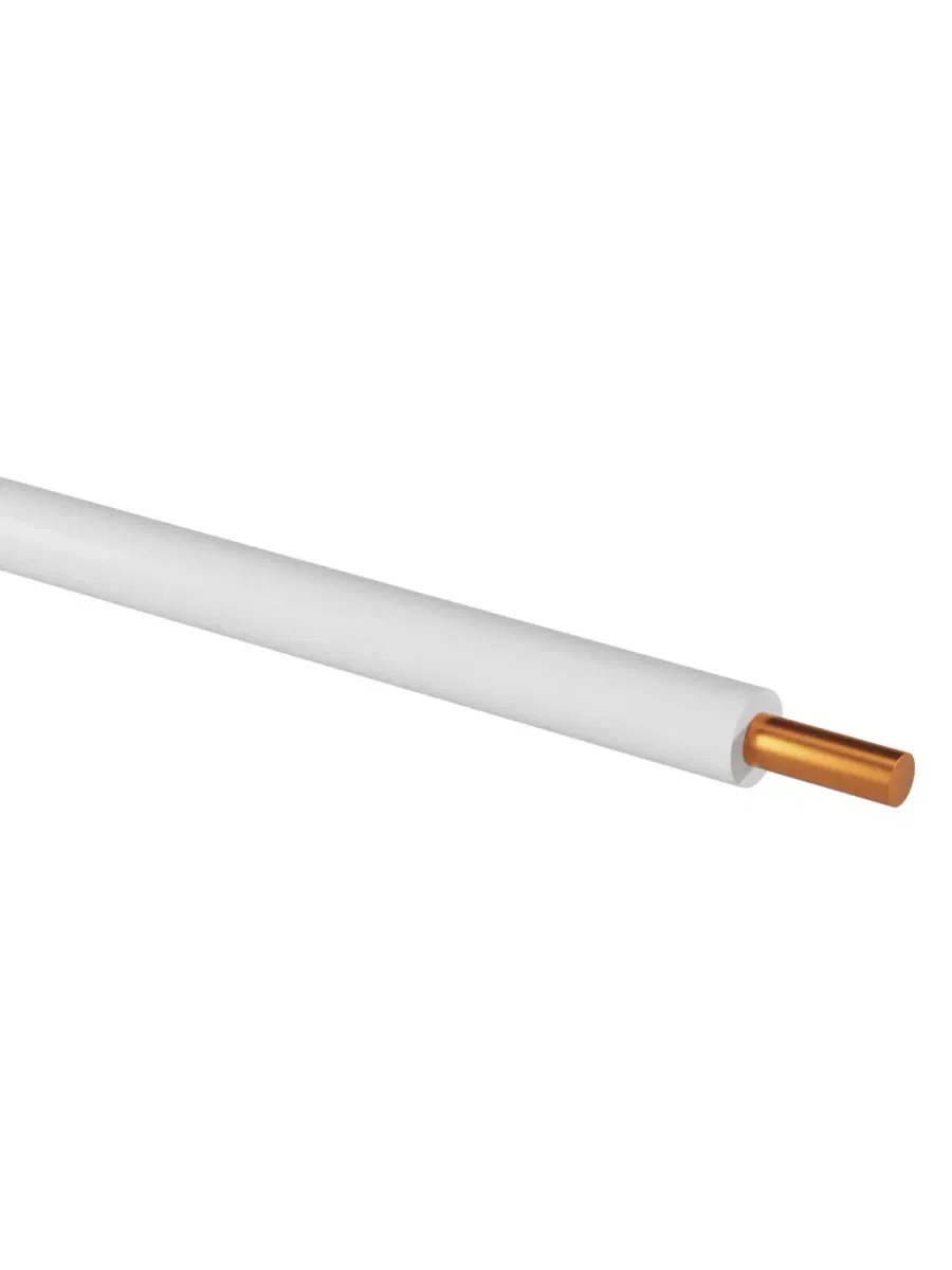 Провод ПуВнг(А)-LS 1х4,0 ГОСТ (100м), белый TDM