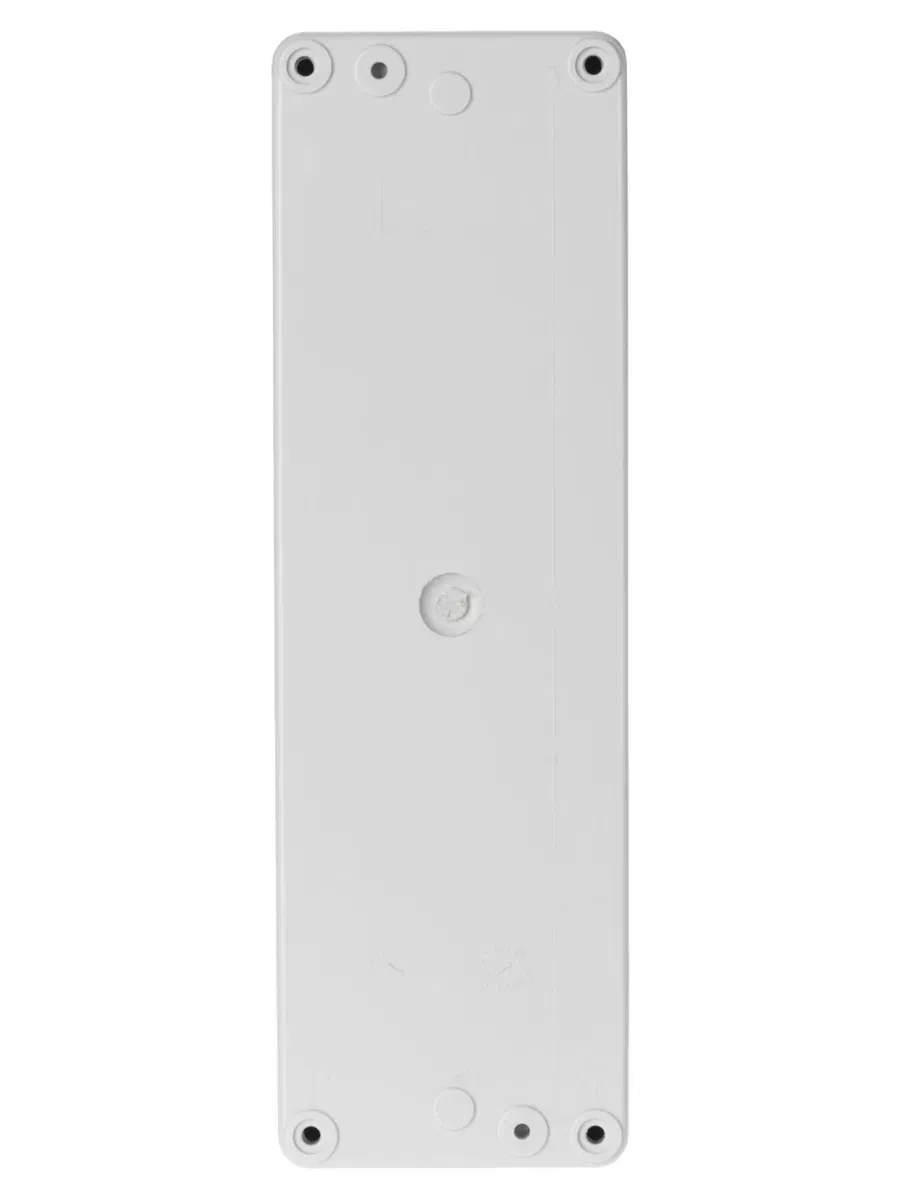 Корпус КП104 c козырьком для кнопок, 4 места, ABS желтый, IP66 TDM