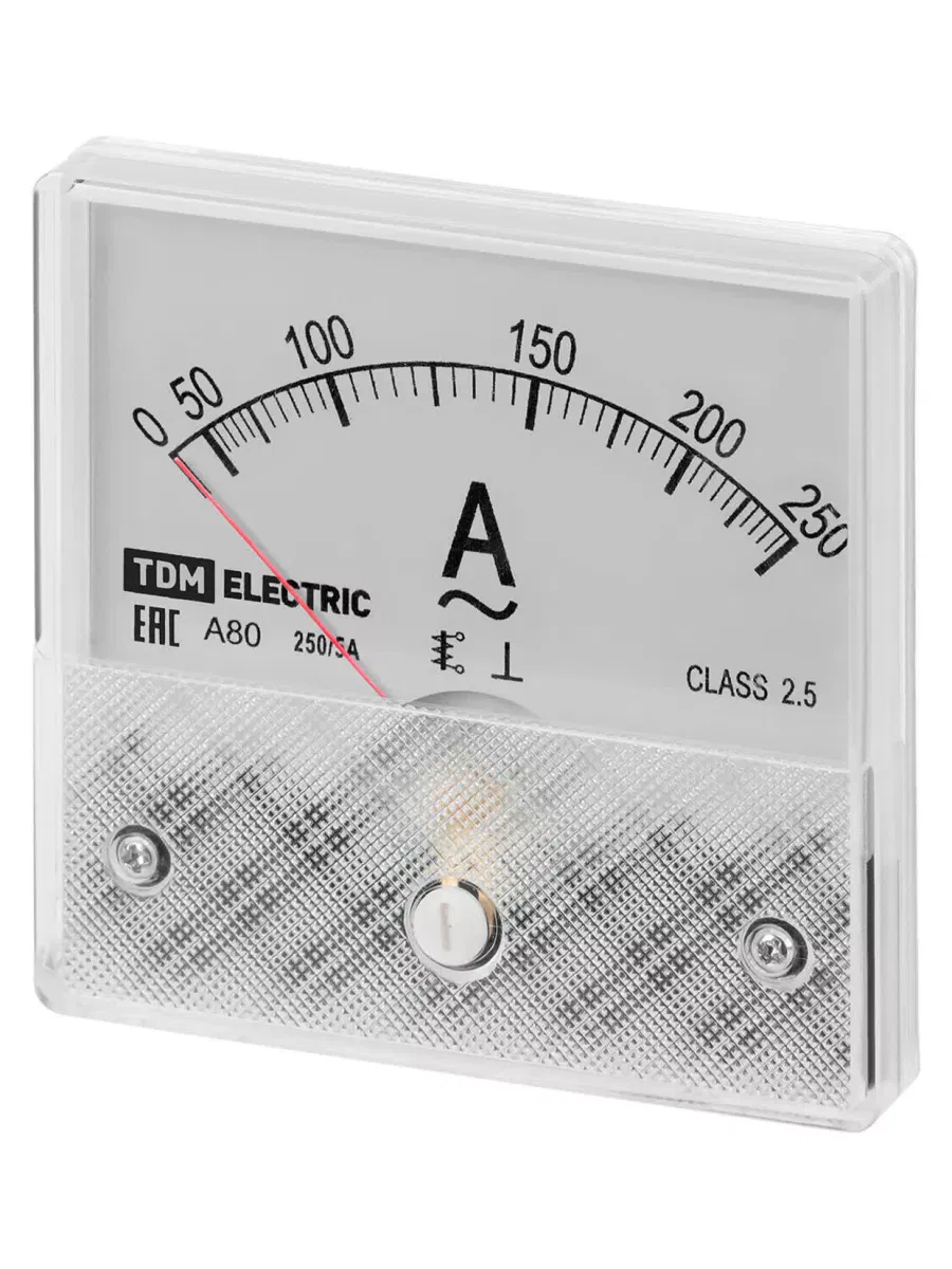 Амперметр А80Н  250А/5А-2,5, (без поверки), TDM