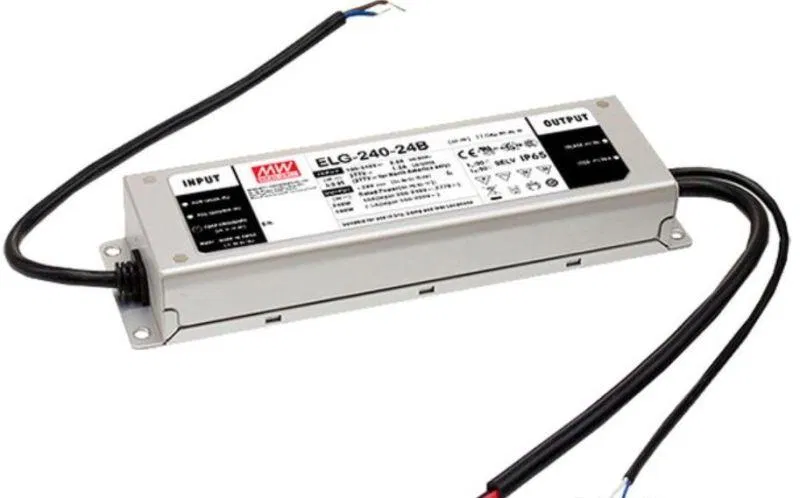 Драйвер 240Вт 24В для светодиодной ленты Meanwell IP67 диммер DALI 244x71x37.5 VARTON ELG-240-24DA-3Y