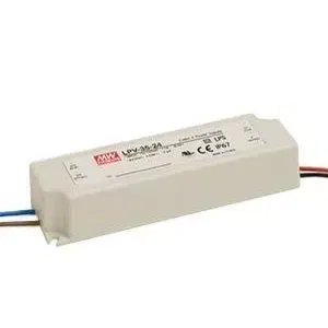 Драйвер 35 Вт 24V для светодиодной ленты Meanwell IP67 148x40x30 мм Varton LPV-35-24