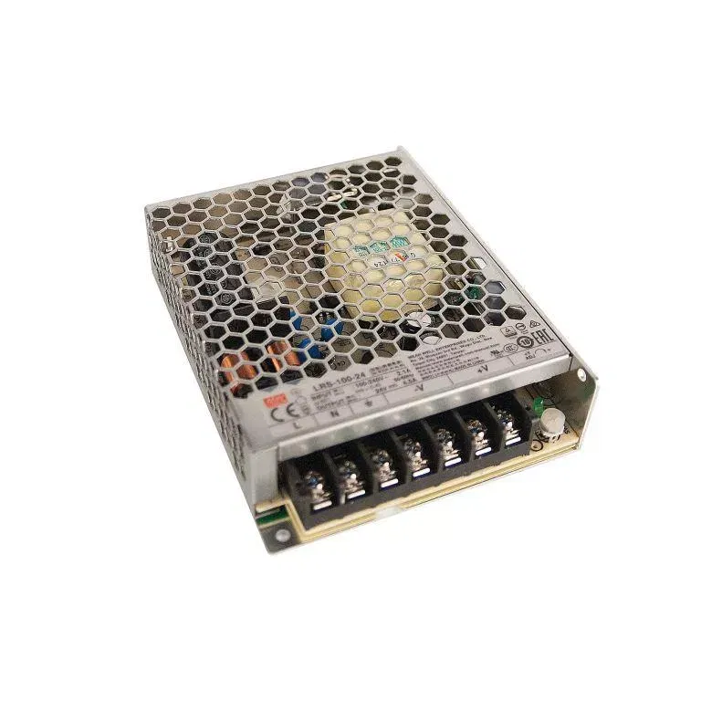 Драйвер 100Вт 24V для светодиодной ленты Meanwell LRS-100-24 IP20 129x97x30 мм Varton LRS-100-24