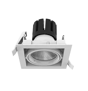Светодиодный светильник "ВАРТОН" DL-TETRIS поворотный 35° 165*165*140mm 40W 3000K IP20 DALI Varton V1-R0-00424-10D01-2004030