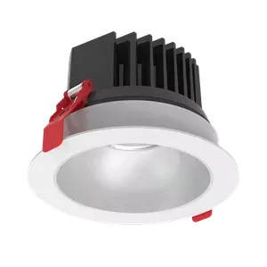 Светодиодный светильник "ВАРТОН" DL-SPARK встраиваемый 15W 4000K 60° 120x88mm белый IP44 с матовым серебристым рефлектором монтажный диаметр100 мм Varton V1-R0-00433-10L07-4401540
