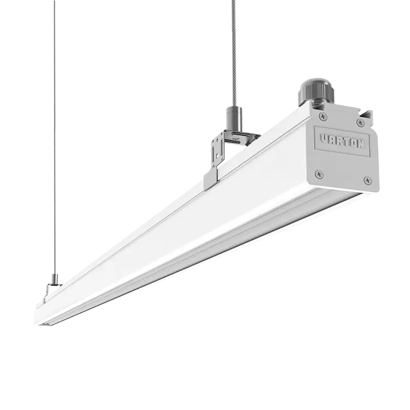 Светодиодный светильник "ВАРТОН" Mercury Mall IP54 1095x54x58 мм опал 32W 4000К белый RAL9003 муар Varton V1-R0-00533-31G02-5403240