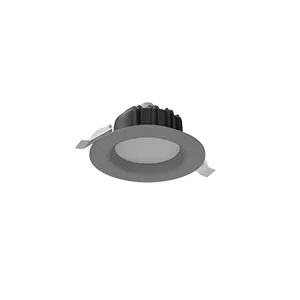 Cветильник светодиодный "ВАРТОН" Downlight круглый встраиваемый 120*65 мм 11W 3000K IP54  RAL7045 серый матовый Varton V1-R0-H0011-10000-4401130