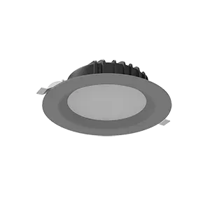 Светильник светодиодный "ВАРТОН" Downlight круглый встраиваемый 190*70 мм 25W 3000K IP54 RAL7045 серый матовый Varton V1-R0-H0083-10000-4402530