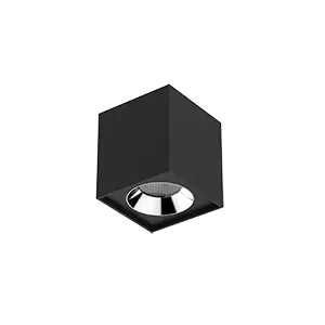 Светильник LED "ВАРТОН" DL-02 Cube накладной 100*110 12W 4000K 35° RAL9005 черный матовый Varton V1-R0-T0360-20000-2001240