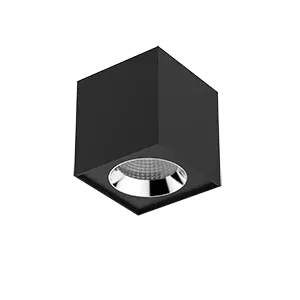 Светильник LED "ВАРТОН" DL-02 Cube накладной 125*135 20W 4000K 35° RAL9005 черный матовый Varton V1-R0-T0360-20000-2002040