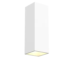 Светодиодный светильник"ВАРТОН" WL-Cube настенный10W 4000K 80х80х230 мм угол 60° IP54 RAL9010 белый матовый Varton V1-R5-Y0513-21000-5401040