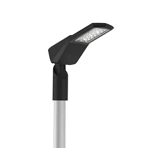 Светодиодный светильник "ВАРТОН" уличный Levante Road 60 Вт кронштейн 60мм 4000К черный RAL9005 муар Varton V1-S1-90660-40L32-6606040