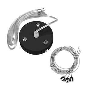 Комплект для подвеса светильника NIMBUS 25W и 35W черный, длина троса 4 м Varton V4-A0-70.0018.NMB-0006