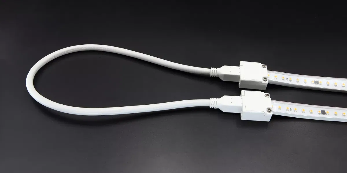 Соединитель с проводом для ленты AC230V IP20 (упаковка 10 шт) Varton V4-R0-00.0047.STR-0001